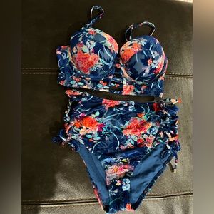 Betsey Johnson, two piece bathing suit